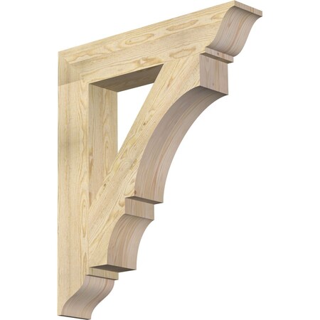 Ekena Millwork Balboa Traditional Rough Sawn Bracket, Douglas Fir, 6"W x 32"D x 38"H BKT06X32X38BOA01RDF